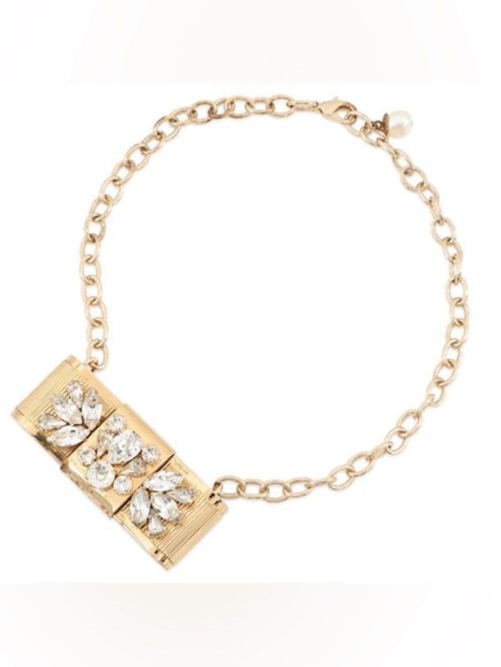 Dolce & Gabbana Rare Runway Bow Gold-Tone Chain Necklace